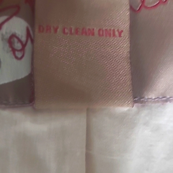 Eyelet Lace Blazer Jacket Lined Cream Ivory 100% Cotton Button - Picture 9 of 9